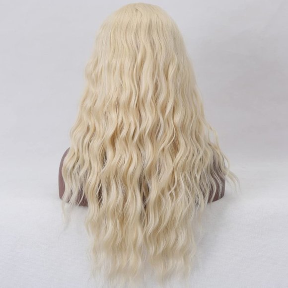 613 Blonde Wig Hairstyles-Long Curly T-Part Lace Wigs - Picture 2 of 6